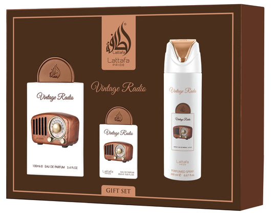 Giftset Vintage Radio - lattafa