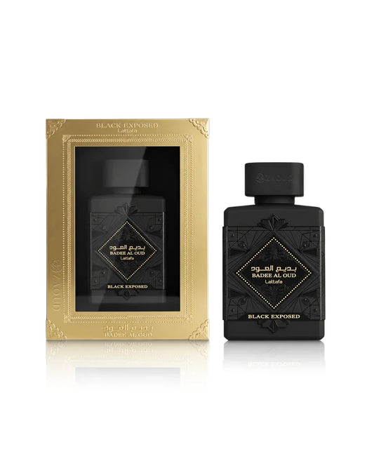 Bade'e Al Oud Black Exposed Lattafa Perfumes for women and men